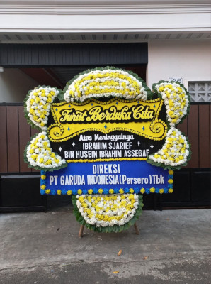 Papan Bunga Duka di Kelumpang Barat