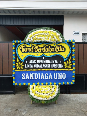 Papan Bunga Duka di Kelumpang Barat
